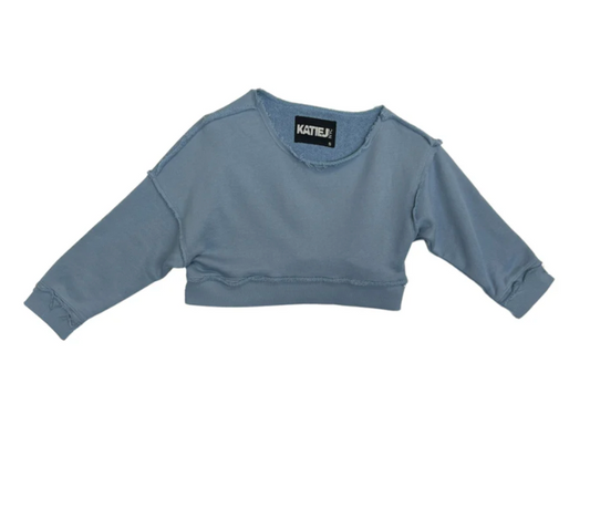 KERRY TOP IN DUSTY BLUE